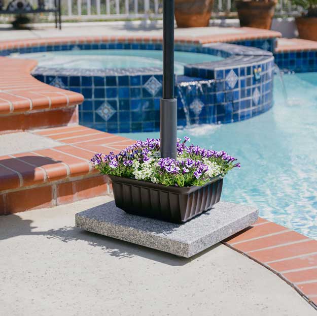 Square Savannah Planter - Brown